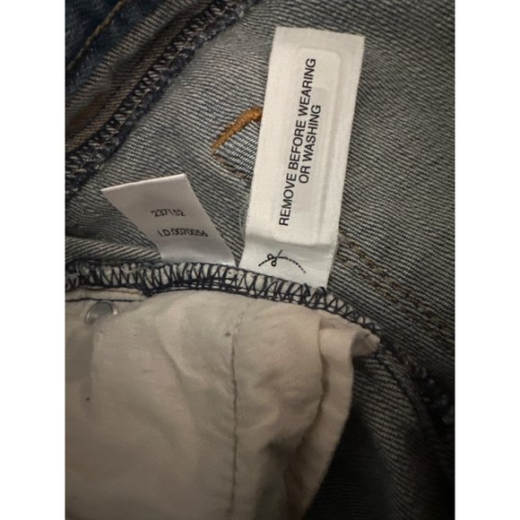 Ann Taylor LOFT Cotton Spandex Blend Curvy Boot Denim Blue Jeans Size 27/4 - Picture 11 of 16